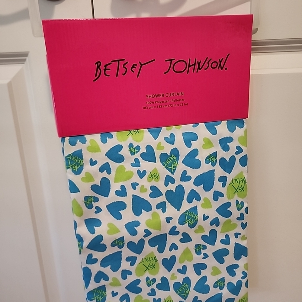 Betsey johnson shower curtain